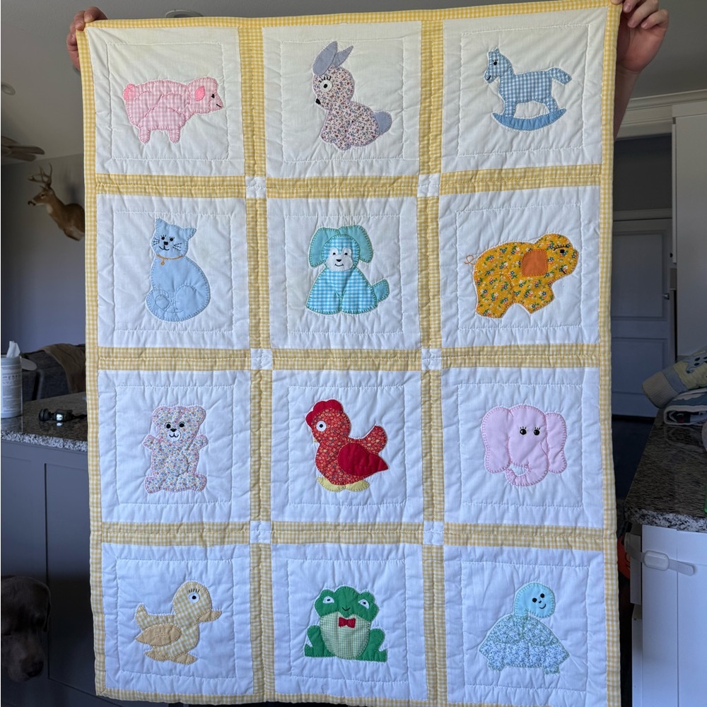 Handmade Animal Patchwork Quilt